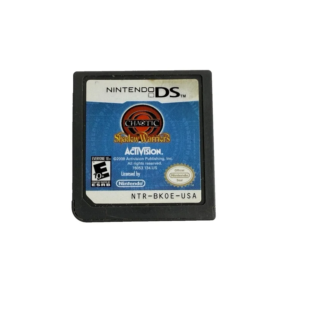 Chaotic: Shadow Warriors Nintendo DS 2009 Tested Working Cartridge Only